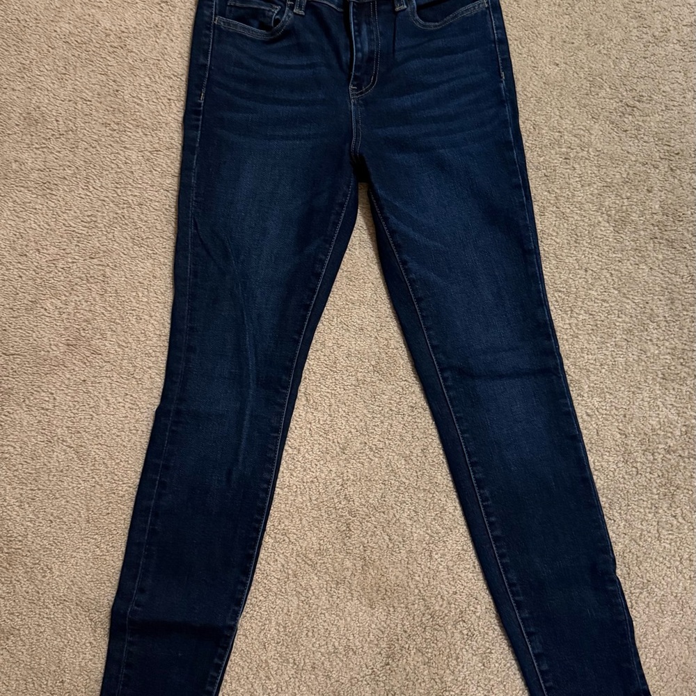 Navy Blue Skinny Jeans for Women